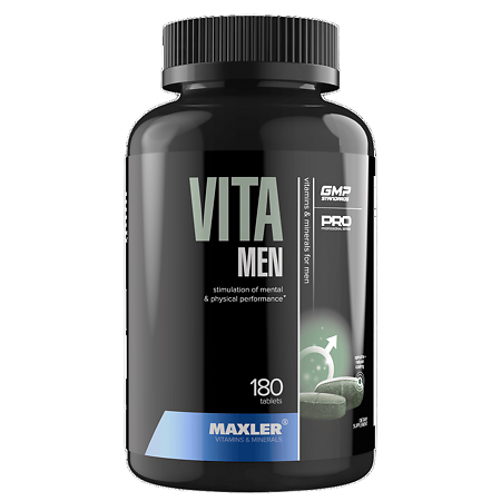 Макслер Вита Мэн Про / Maxler Vita Men Pro таблетки по 1,5 г 180 шт