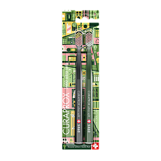 Купить Curaprox Набор зубных щеток ultrasoft d 0,10 мм Duo Recycled ультрамягкие 2 шт цена