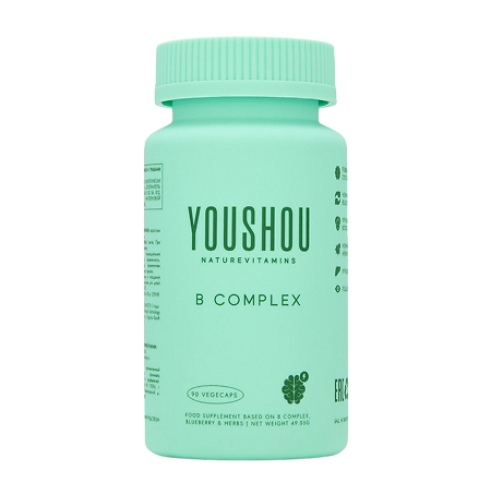 Юшу В Комплекс с Черникой и Травами Капс/Youshou Complex B Capsules капсулы по 450 мг 90 шт