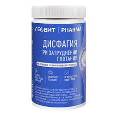Купить Леовит Pharma Дисфагия при затруднении глотания смесь сухая банка 370 г 1 шт цена