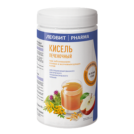 Изображение товара Леовит Pharma Кисель Печеночный банка 400 г 1 шт
