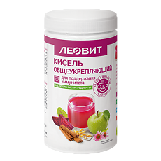 Купить Леовит Кисель Общеукрепляющий банка 400 г 1 шт цена