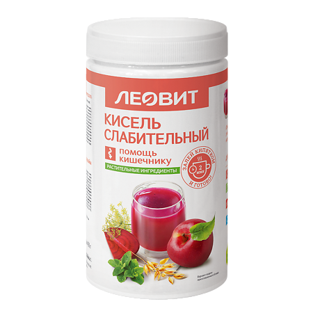Изображение товара Леовит Кисель Слабительный банка 400 г 1 шт