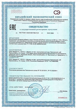 Tetralab Q10 Плюс коэнзим / Co Q10 Plus капсулы по 280 мг 60 шт