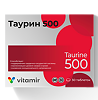 Витамир Таурин 500 таблетки массой 900 мг 30 шт