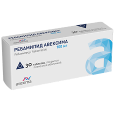 Изображение товара Ребамипид Авексима таблетки покрыт.плен.об. 100 мг 30 шт