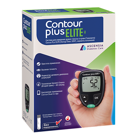 Глюкометр Контур Плюс Элит (Contour Plus Elite) 1 шт