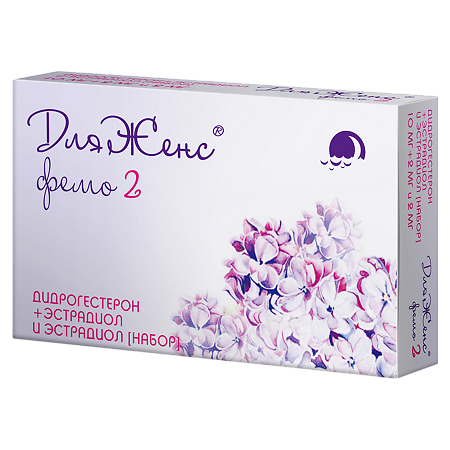 ДляЖенс фемо набор таблеток покрыт.плен.об 10 мг+2 мг и 2 мг 28 шт