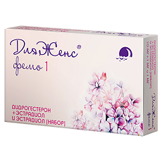 Купить ДляЖенс фемо набор таблеток покрыт.плен.об 10 мг+1 мг и 1 мг 28 шт цена