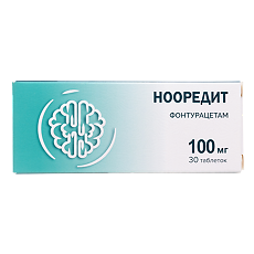 Изображение товара Нооредит таблетки 100 мг 30 шт