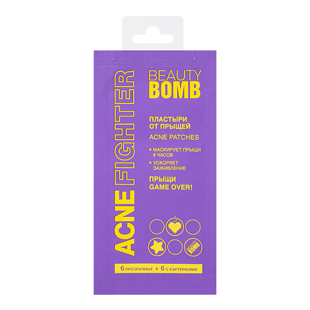 Изображение товара Beauty Bomb Пластыри от прыщей Acne Fighter 1 уп