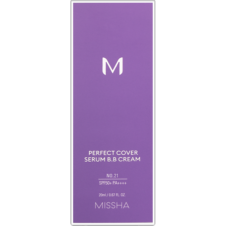 MISSHA М Perfect Cover Serum BB Cream Тональный BB крем с антивозрастной сывороткой SPF50/PA тон 21 20 мл 1 шт