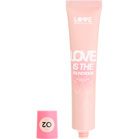 Love Generation Тональный крем Love is the Foundation тон 02 30 мл 1 шт