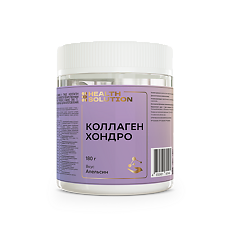 Изображение товара Health Solution Коллаген Хондро со вкусом апельсина 180 г - добавка для суставов и кожи