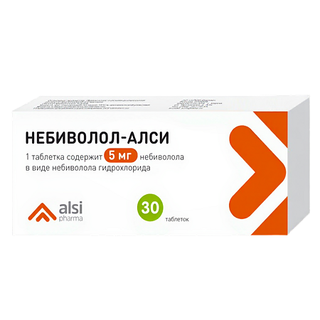 Небиволол-АЛСИ таблетки 5 мг 30 шт
