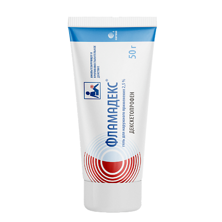 Фламадекс гель для наружного применения 2,5 % 50 г 1 шт