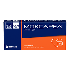 Купить Моксарел таблетки покрыт.плен.об. 0,4 мг 60 шт цена