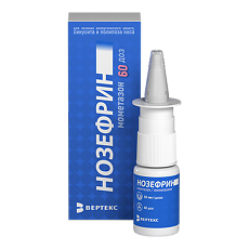 Купить Нозефрин спрей назальный дозированный 50 мкг/доза 9 г 60 доз цена