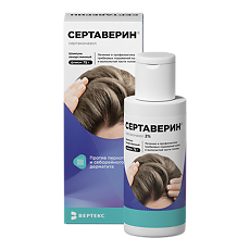 Купить Сертаверин шампунь лекарственный 2 % 75 г 1 шт цена