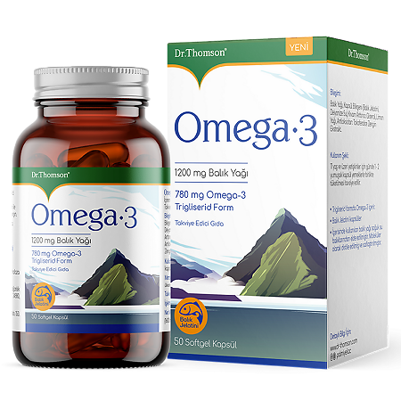 Dr. Thomson Jones Omega-3 / Доктор Томсон Джонс  Омега-3 капсулы массой 1632,4 мг 50 шт