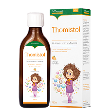 Купить Dr. Thomson Jones Thomistol Syrup / Доктор Томсон Джонс Томистоль сироп со вкусом апельсина жидкость во флаконах по 150 мл 1 шт цена