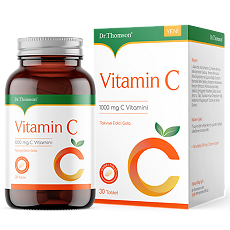 Изображение товара Dr. Thomson Vitamin C / Доктор Томсон Витамин С 1000 мг таблетки покрыт.об. массой 1710 мг 30 шт