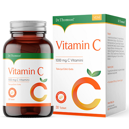 Dr. Thomson Vitamin C / Доктор Томсон Витамин С 1000 мг таблетки покрыт.об. массой 1710 мг 30 шт