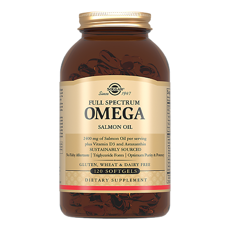 Солгар Омега-Комплекс из дикого океанического лосося капсулы массой 1797 мг 120 шт