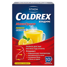 Купить Колдрекс МаксГрипп порошок д/приг раствора для приема внутрь лимон 6 г пак 10 шт цена