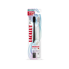 Купить Lacalut Pure Зубная щетка medium средней жесткости 2 шт цена