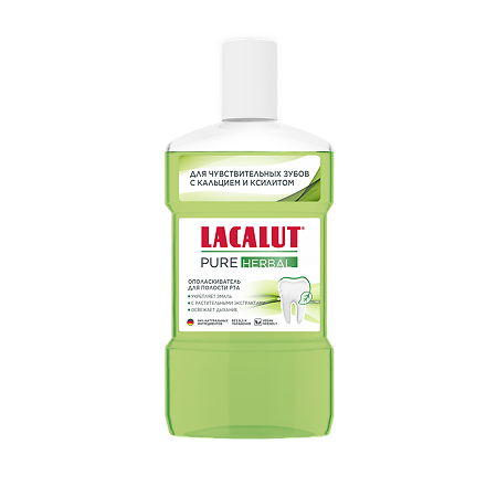 Lacalut Рure Herbal Ополаскиватель для полости рта 475 мл 1 шт