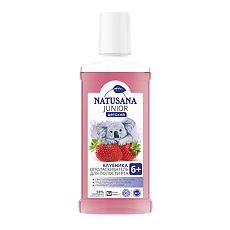 Купить Natusana Junior Ополаскиватель для полости рта со вкусом клубники детский 6+ 250 мл 1 шт цена
