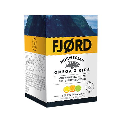 Fjord Norwegian Omega-3 Kids/Фьорд Норвежская Омега-3 Кидс капсулы по 0,9 г 50 шт