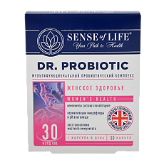 Изображение товара Sense of Life Dr. Probiotic Женское здоровье (Womens health) капсулы массой 600 мг 30 шт