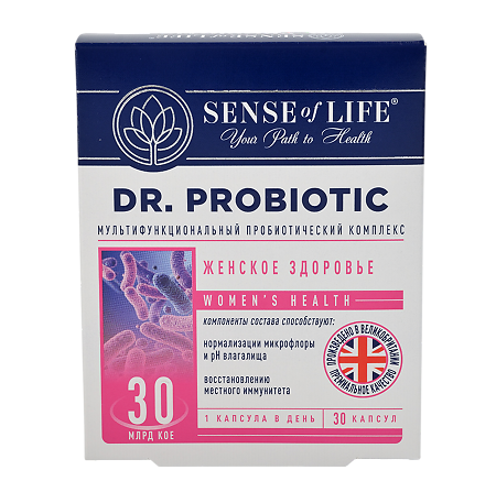 Sense of Life Dr. Probiotic Женское здоровье (Womens health) капсулы массой 600 мг 30 шт