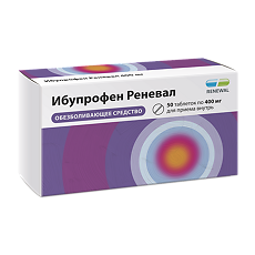 Купить Ибупрофен Реневал таблетки покрыт.плен.об. 400 мг 50 шт цена