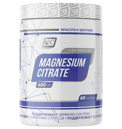2SN Магния Цитрат+Витамин B6/Magnesium Citrate+Vitamin B6 капсулы массой 830 мг 60 шт