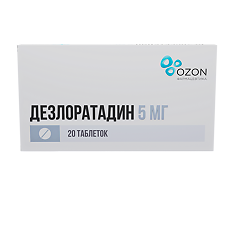 Купить Дезлоратадин таблетки покрыт.плен.об. 5 мг 20 шт цена