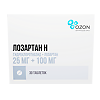 Лозартан-Н таблетки покрыт.плен.об. 25 мг+100 мг 30 шт