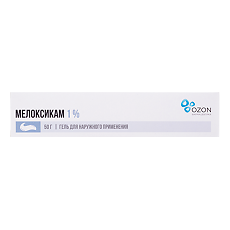 Изображение товара Мелоксикам гель для наружного применения 1 % 50 г 1 шт