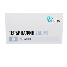 Изображение товара Тербинафин таблетки 250 мг 28 шт