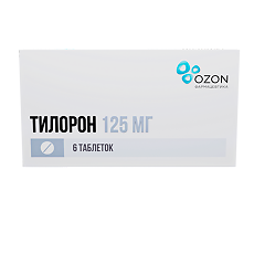 Купить Тилорон таблетки покрыт.плен.об. 125 мг 6 шт цена