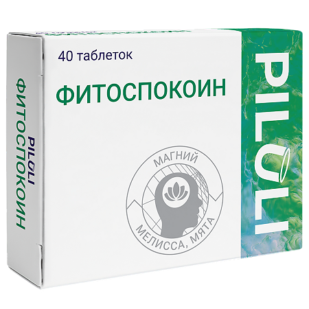 PILULI Фитоспокоин табетки покрыт.об. массой 360 мг 40 шт