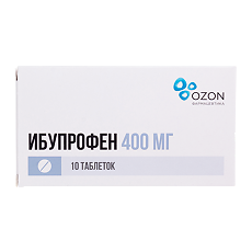 Изображение товара Ибупрофен таблетки покрыт.плен.об. 400 мг 10 шт