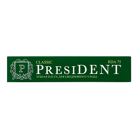 PresiDent Classic зубная паста (75 RDA) 75 г 1 шт
