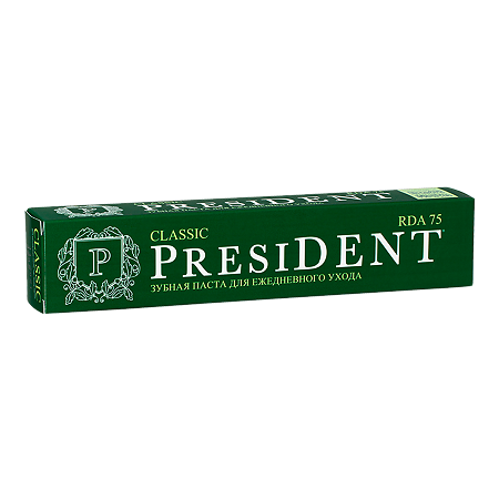 PresiDent Classic зубная паста (75 RDA) 75 г 1 шт