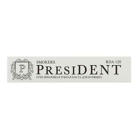 PresiDent Smokers зубная паста (120 RDA) 75 г 1 шт