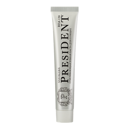 PresiDent Smokers зубная паста (120 RDA) 75 г 1 шт