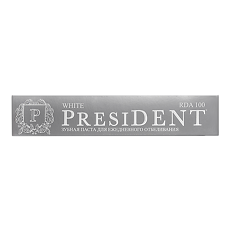 Изображение товара PresiDent White зубная паста (100 RDA) 75 г 1 шт