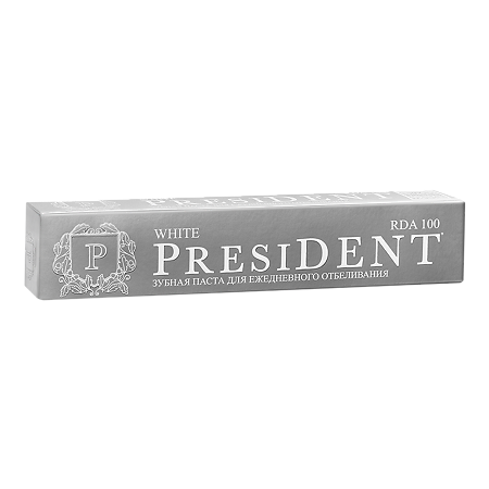 PresiDent White зубная паста (100 RDA) 75 г 1 шт